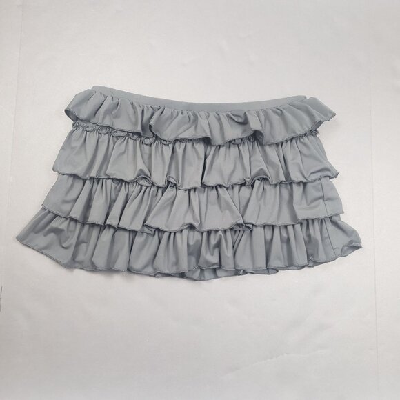 UO x Out From Under Cammy Ruffle Trim Micro Skort Womens Sz Small Tap Shoe Black - Picture 15 of 16